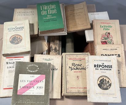 LITTERATURE 
A. DE CHATEAUBRIANT, Colette...