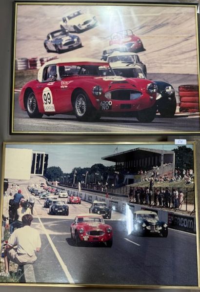 Deux photos Rallye Montlhery AUSTIN HAIL...