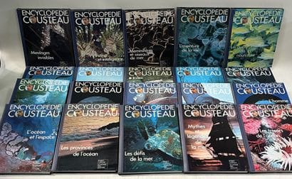 ENCYCLOPEDIE 
ENCYCLOPEDIE COUSTEAU, 20 volumes,...