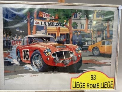 Une affiche Liège Rome 93