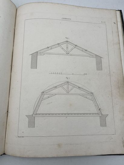 ARCHITECTURE 
M. BOURGEOIS, VIGNOLE DES CHARPENTIERS,...