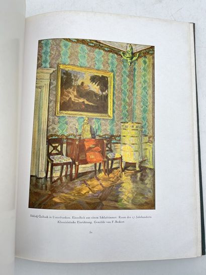 Adolf FEULNER, FARBIGE RAUMKUNST DER VERGANGENHEIT,...