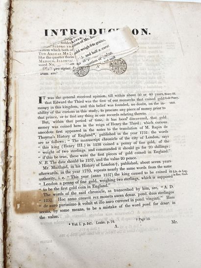 NUMISMATIQUE
Thomas SNELLING, A VIEW OF THE...