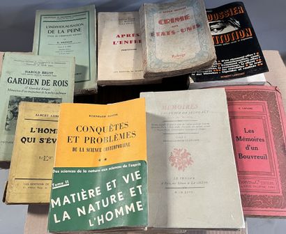 MEMOIRES - CRIMINOLOGIE - SCIENCE - LITTERATURE...