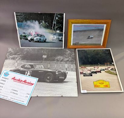 Quatre photos dont Austin Healy 20-21 juin...