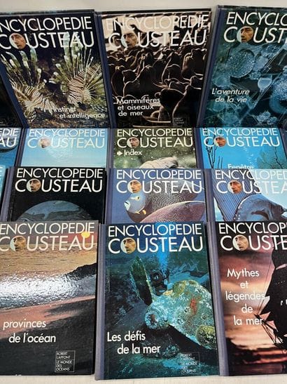 ENCYCLOPEDIE 
ENCYCLOPEDIE COUSTEAU, 20 volumes,...