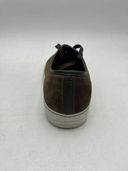 LANVIN PARIS.
A pair of brown suede low-top...