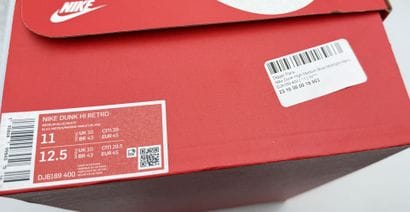 NIKE 
Pair of DUNK HI RETRO MEDIUM BLUE MIDNIGHT...