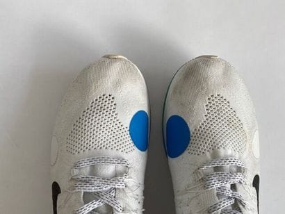 NIKE. 
Pair of white Zoom Fly Mercurial Off...