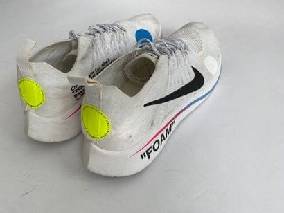 NIKE. 
Pair of white Zoom Fly Mercurial Off...