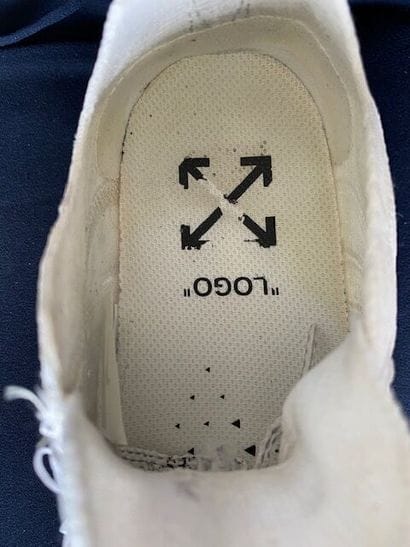 NIKE. 
Pair of white Zoom Fly Mercurial Off...