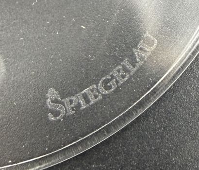 SPIEGELAU 
Set of twelve engraved crystal...