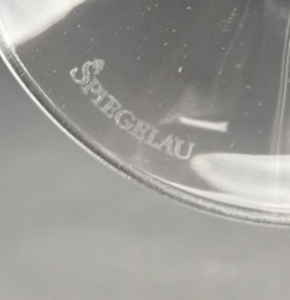 SPIEGELAU 
Set of twelve engraved crystal...