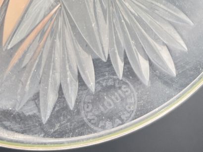 SAINT LOUIS CRYSTAL 
Set of ten VOLOGNE-model...