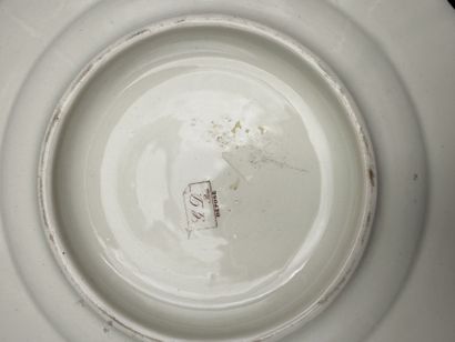 G&D PARIS
Porcelain egg cup with polychrome...