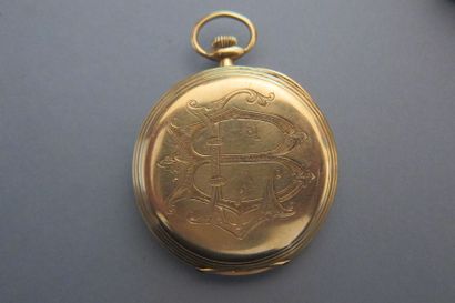 LONGINES
Pocket watch, the case engraved...