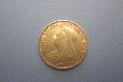 British gold ruler, 1899.
Weight: 8 g