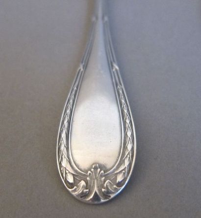 Silver plated housewife part decorated with...