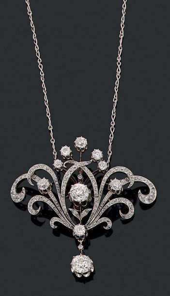 Félix DESPRES (Insc. 1893)
Pendant lanceolate...