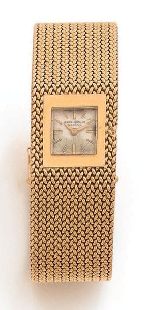 ALEX HUNING
Ladies' wristwatch, the square...