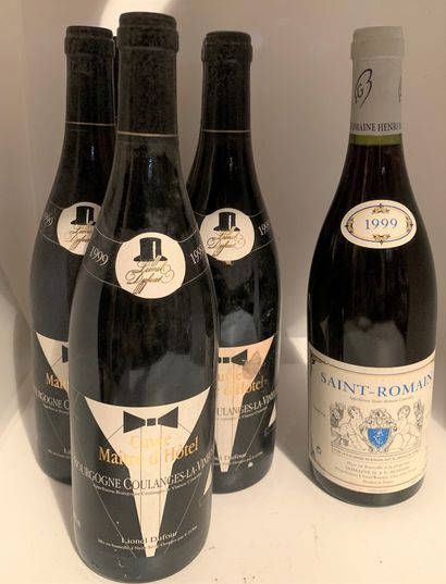 6 bouteilles dont 1 SAINT-ROMAIN 1999 du...