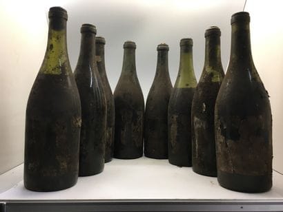 8 bouteilles de Châteauneuf-du-Pape (4 basse...