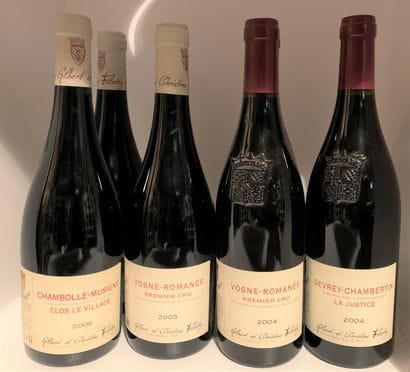 6 bottles of Gilbert & Christine Felettig...