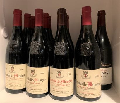 12 bottles including 8 CHAMBOLLE-MUSIGNY...