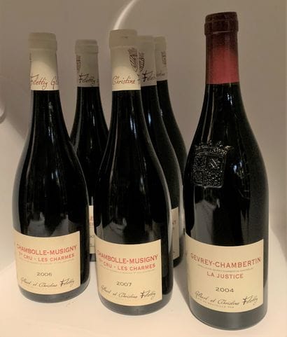 6 bottles of Gilbert and Christine Felettig...