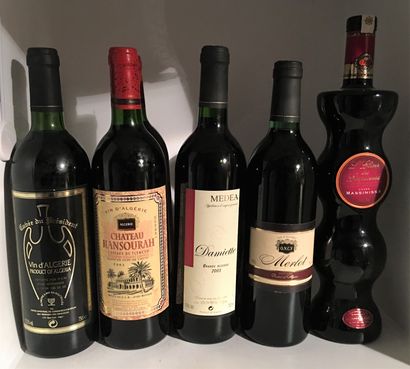 6 bouteilles d'ALGERIE (dont 1 MEDEA et 2...