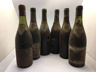 6 bottles of Château Couronne in Mâcon 1934...