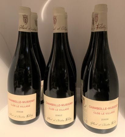6 bottles of Gilbert and Christine Felettig...