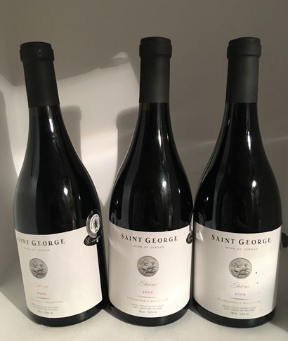 3 bouteilles de JORDANIE, Zumot Winery Shiraz...