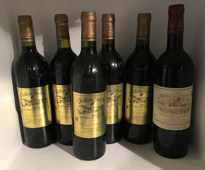 6 bouteilles dont 5 CAHORS Réserve des Tsars...