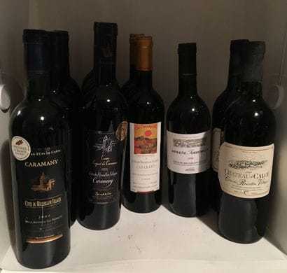 12 bouteilles de CÔTES DU ROUSSILLON VILLAGES...