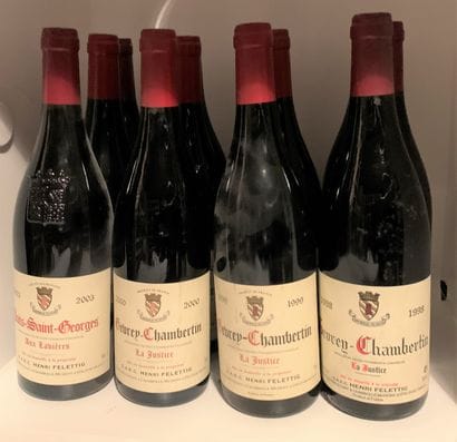 12 bottles of Domaine Henri Felettig including...