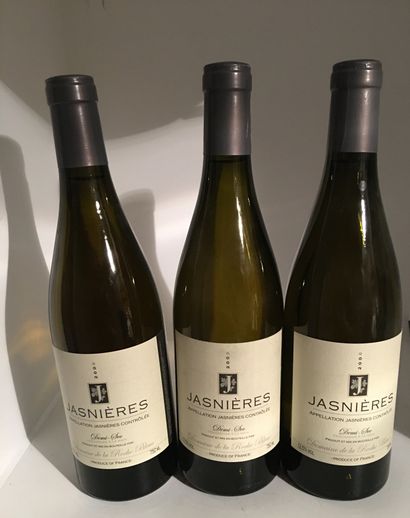 3 JASNIERES Demi-SEC 2008 du Domaine de la...