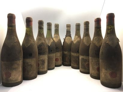10 bottles of Château Couronne 1934 including...
