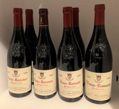 6 bottles of Henri Felettig's VOSNE-ROMANEE...