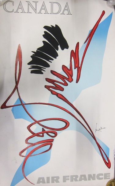 Georges MATHIEU (1921 2012) pour AIR FRANCE

Sept...