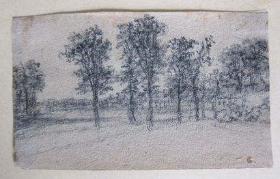 Lot de dessins et aquarelles : 