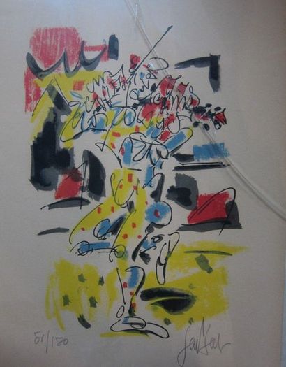GEN PAUL

Violoniste

Lithographie en couleurs...
