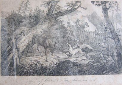 D'après Charles VERNET

Cinq gravures cynégétiques

19,5...