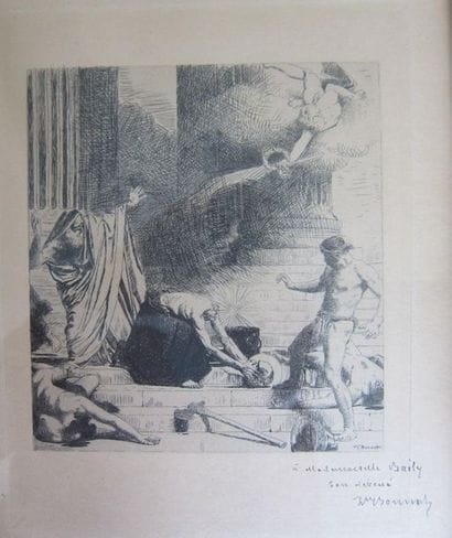 Attribué Léon BONNAT (1833-1922)

Martyr...