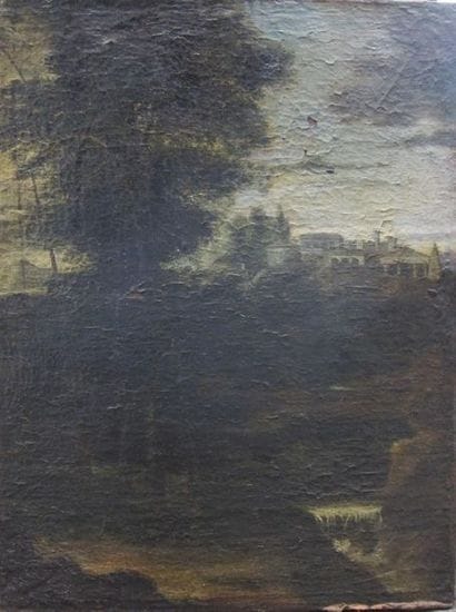 Ecole italienne dans le goût du XVIIème siècle

Paysage...