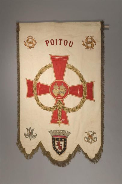 Bannière de pèlerinage marial de la ville

de...