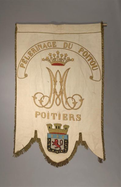 Bannière de pèlerinage marial de la ville

de...