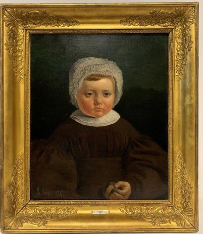 Ecole française du XIXème siècle 

Portrait...