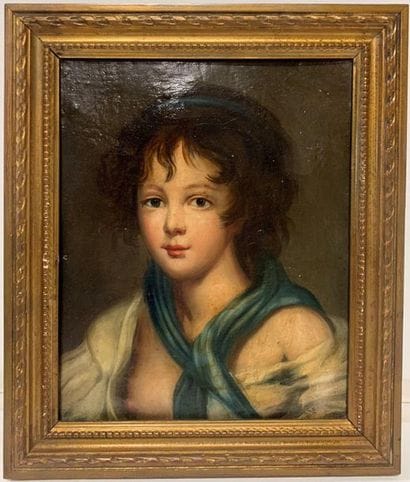 Ecole Française XIX° siècle

Jeune fille...