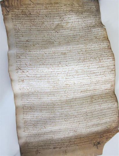 Acte notarié du XV° ou XVI° siècle

Manuscrit...